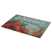 ヴィンテージフルーツクラートラベルアートパトリオットイチゴ カッティングボード (角)