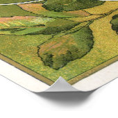 ヴィンテージフルーツクラートラベルアート、インペリアルプラム ポスター (角)