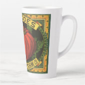 ヴィンテージフルーツクラートラベルアート、ウェインCoトマト カフェラテマグ (右)