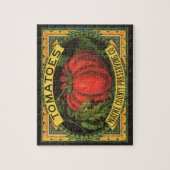 ヴィンテージフルーツクラートラベルアート、ウェインCoトマト ジグソーパズル (縦)