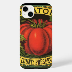 ヴィンテージフルーツクラートラベルアート、ウェインCoトマト Case-Mate iPhone 14 Plusケース