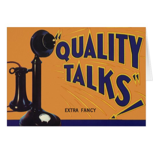 ヴィンテージフルーツクラートラベルアート、オールドファッションドフォン (正面横)