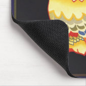 ヴィンテージフルーツクラートラベルアート、ハイステッパチキン マウスパッド (コーナー)