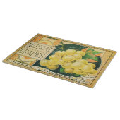 ヴィンテージフルーツクラートラベルアート、マスカットブドウ カッティングボード (角)