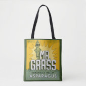ヴィンテージフルーツクラートラベルアートMr. Grass Asparagus トートバッグ (正面)