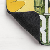 ヴィンテージフルーツクラートラベルアートMr. Grass Asparagus マウスパッド (コーナー)