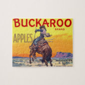 ヴィンテージフルーツクレートラベルアート、バッカロリンゴ ジグソーパズル (横)