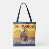 ヴィンテージフルーツクレートラベルアート、バッカロリンゴ トートバッグ (裏面)