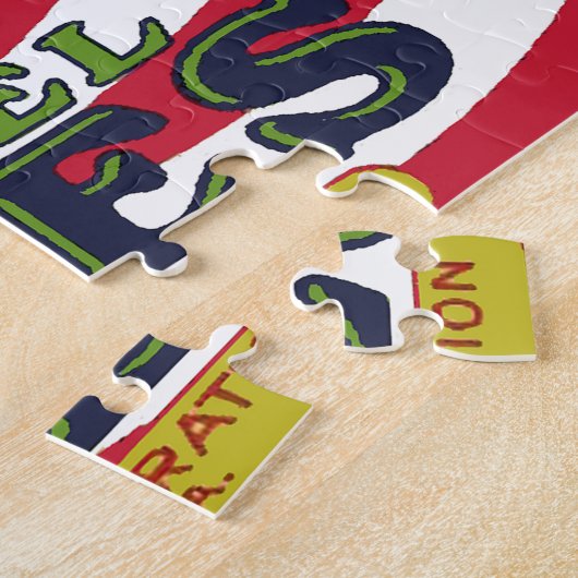 ヴィンテージフルーツクレートラベル12ジグソーパズル ジグソーパズル (側面)