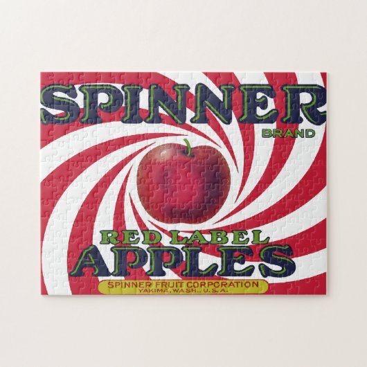 ヴィンテージフルーツクレートラベル12ジグソーパズル ジグソーパズル (横)