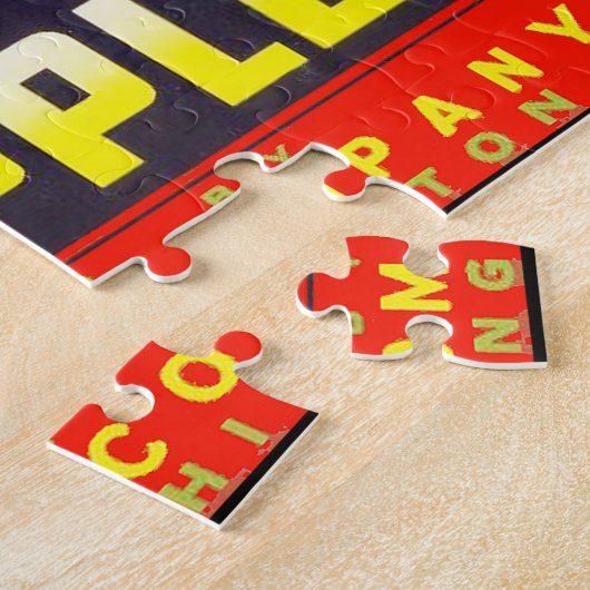 ヴィンテージフルーツクレートラベル5ジグソーパズル ジグソーパズル (側面)