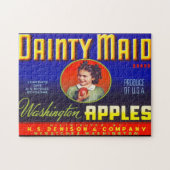 ヴィンテージフルーツクレートラベル5ジグソーパズル ジグソーパズル (横)