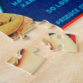 ヴィンテージフルーツクレートラベル9ジグソーパズル ジグソーパズル (側面)