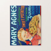 ヴィンテージフルーツクレートラベル9ジグソーパズル ジグソーパズル (縦)