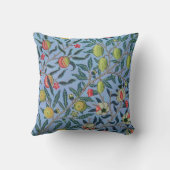 ヴィンテージフルーツザクロ酸オーナメントイラストレーション クッション (裏面)