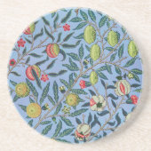 ヴィンテージフルーツザクロ酸オーナメントイラストレーション コースター (正面)