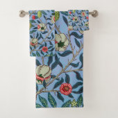 ヴィンテージフルーツザクロ酸オーナメントイラストレーション バスタオルセット (インサイチュ)