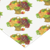 ヴィンテージフルーツバスケットのパターン テーブルクロス (アングル)