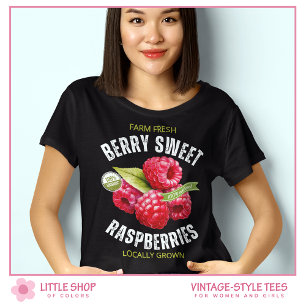 ヴィンテージフルーツベリースイートラズベリー Tシャツ