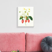 ヴィンテージフルーツベリー食べ物イチゴbyレドゥート キャンバスプリント (インサイチュ (リビング))