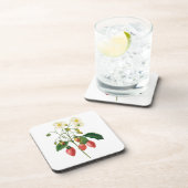 ヴィンテージフルーツベリー食べ物イチゴbyレドゥート コースター (右側)