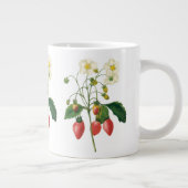 ヴィンテージフルーツベリー食べ物イチゴbyレドゥート ジャンボコーヒーマグカップ (右)