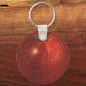 ヴィンテージフルーツレッドオーガニックおいしいリンゴ キーホルダー (正面)