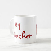 ヴィンテージフルーツレッドオーガニックおいしいリンゴ コーヒーマグカップ (正面左)