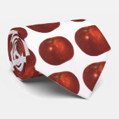 ヴィンテージフルーツレッドオーガニックおいしいリンゴ ネクタイ (ロール)