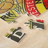 ヴィンテージフルーツ菓子ラベル3ジグソーパズル ジグソーパズル (側面)