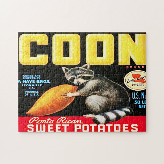 ヴィンテージフルーツ菓子ラベル4ジグソーパズル ジグソーパズル (横)