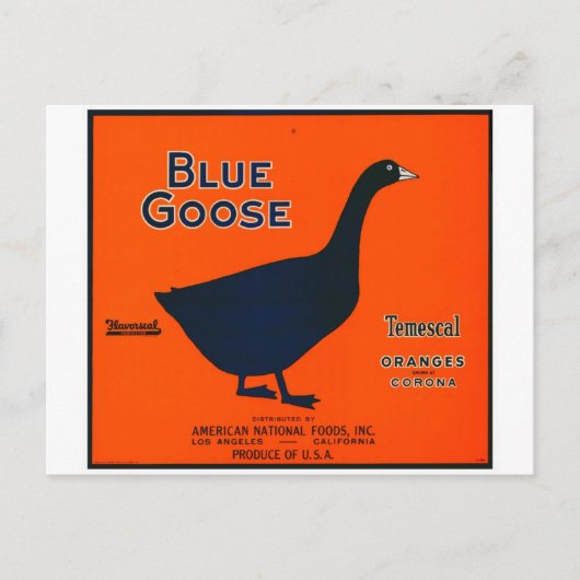 ヴィンテージフルーツ表示 ポストカード (正面)