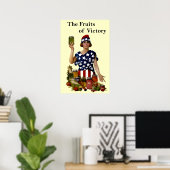 ヴィンテージフルーツ・オブ・ビクトリー・ポスタープリント ポスター (ホームオフィス)