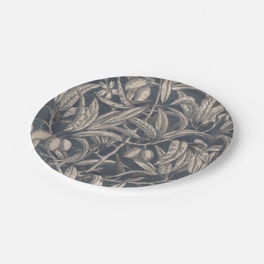 ヴィンテージフルーツ&フローラI ペーパープレート (アングル)