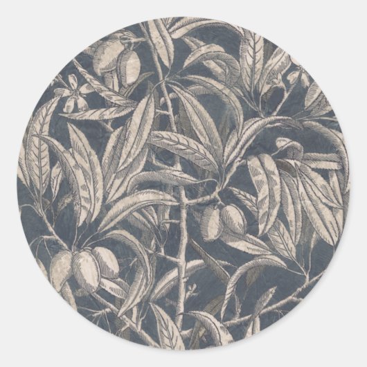 ヴィンテージフルーツ&フローラI ラウンドシール (正面)