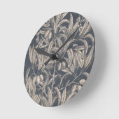 ヴィンテージフルーツ&フローラI ラウンド壁時計 (傾斜)