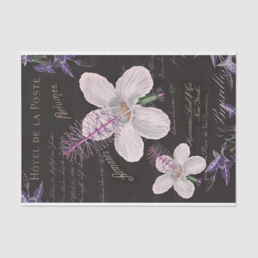 ヴィンテージフレックフラワーエフエメラデクページ 薄葉紙 (正面)