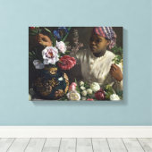 ヴィンテージフレデリックバザイルブラックウィメンズウィズペニー キャンバスプリント (インサイチュ (ウッドフロア))