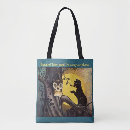 ヴィンテージフレンズと敵ハロウィントートバッグ トートバッグ (正面)