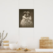 ヴィンテージフレンズフレンドシップ引用文 ポスター (キッチン)