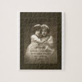 ヴィンテージフレンズ感動的フレンドシップ引用文 ジグソーパズル (縦)