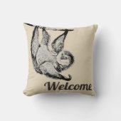 ヴィンテージフレンドリースロット – ようこそ クッション (正面)