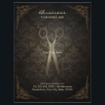 ヴィンテージフレームのダマスコヘアサロンパンフレット チラシ<br><div class="desc">ヴィンテージフレームDamaskヘアサロンパンフレット。</div>