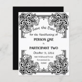 ヴィンテージフレームのハンスト結婚またはカスタム (正面/裏面)