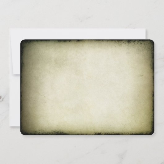 ヴィンテージフレームの悔やみや弔慰は平らなカード感謝していしています サンキューカード (裏面)