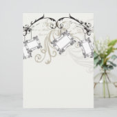 ヴィンテージフレームの招待状 招待状 (スタンド正面)