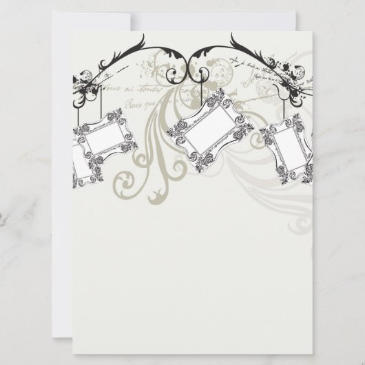 ヴィンテージフレームの招待状 招待状 (正面)