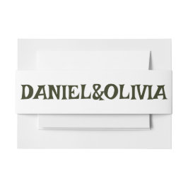 ヴィンテージフレームエスニック結婚モチーフ 招待状ベリーバンド