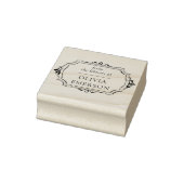 ヴィンテージフレームパーソナライズされた先生ブックスタンプ ラバースタンプ (スタンプ)