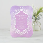 ヴィンテージフレームフォト招待状 招待状 (スタンド正面)